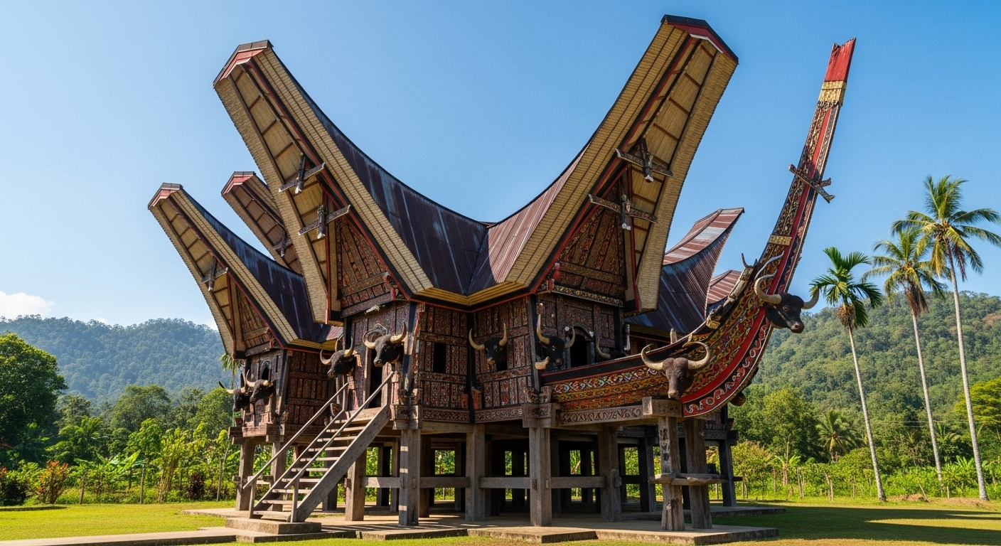 Tana Toraja: Ritual Kematian dan Keindahan Tongkonan yang Memukau
